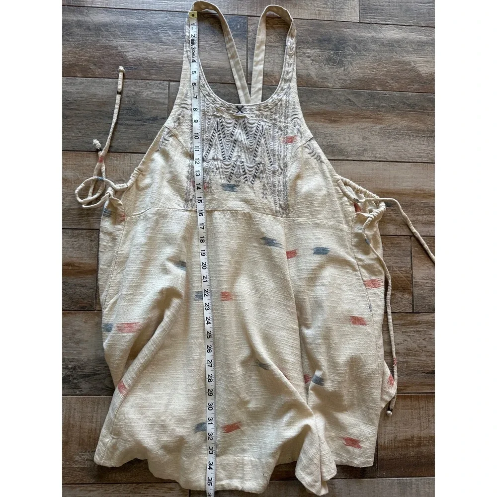 Free People Arizona Mini Dress In Tea ComboSize XS